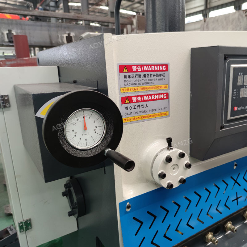 CNC Hydraulic Guillotine Shear Machine Advanced Configuration QC12K-4*2500