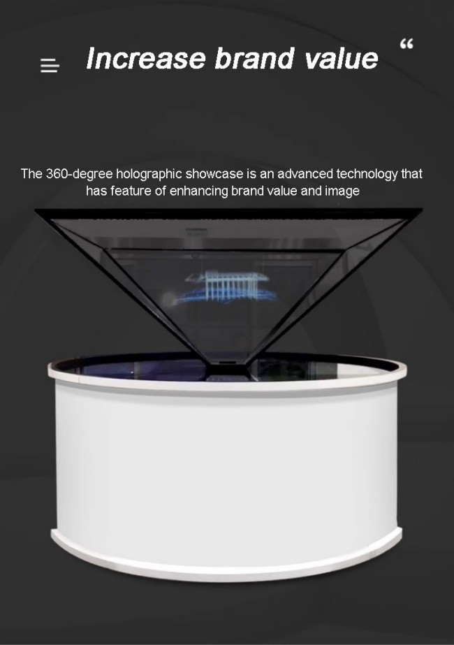 Exhibition Hall Dedicated Stereoscopic Holographic Cabinet with Touch-Interactive 3D Display Supporting Customizable Three-Dimensional Projection
