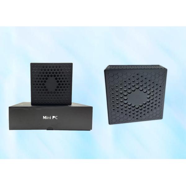 Intel Celeron Quad Core Micro Pc , Fanless Desktop Pc Support Windows 10/Linux OS