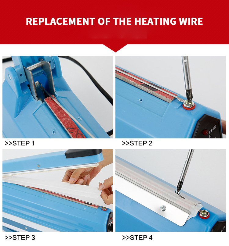 Customized Size Multi Impulse Heat Hot Sealer for Home Office Packaging Solutions