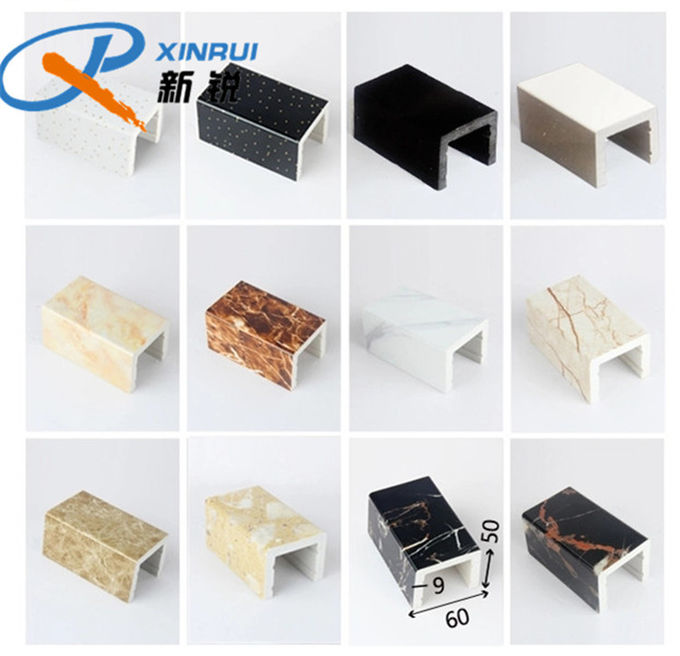 PVC Powder Materials Extrusion Plastic Shower Room Waterproof Bar Production Line