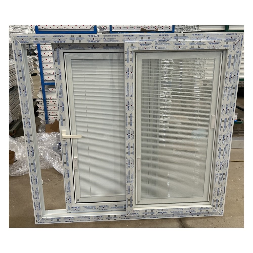 Wholesale Custom Grill Design UPVC Window PVC Glass Sliding Windows with Mosquito Net