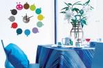 2012 Fashion Design Flower Vinyl Wall Decoration Sticker Clock 10A006