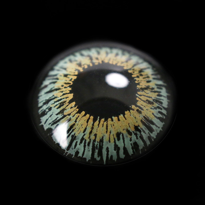 Natural Colored Light Pale Green Contact Lenses Non Prescription 14.2mm 8.5mm