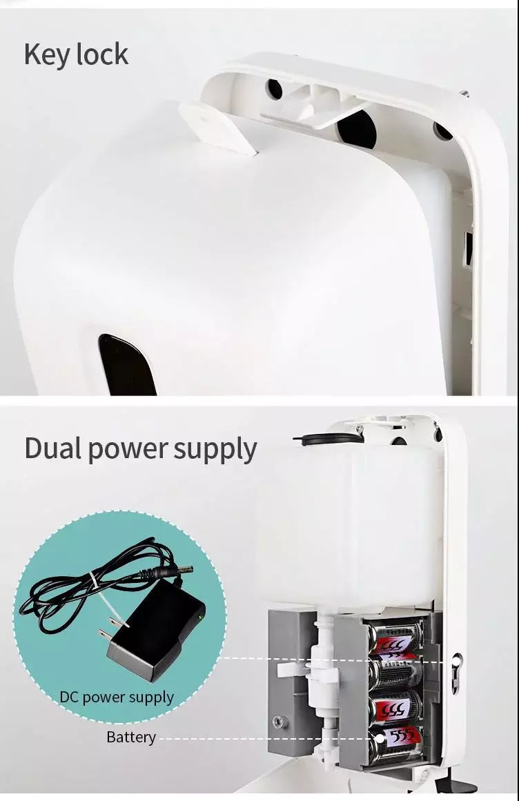 Office School Table Stand ABS Automatic Touchless Soap Dispenser