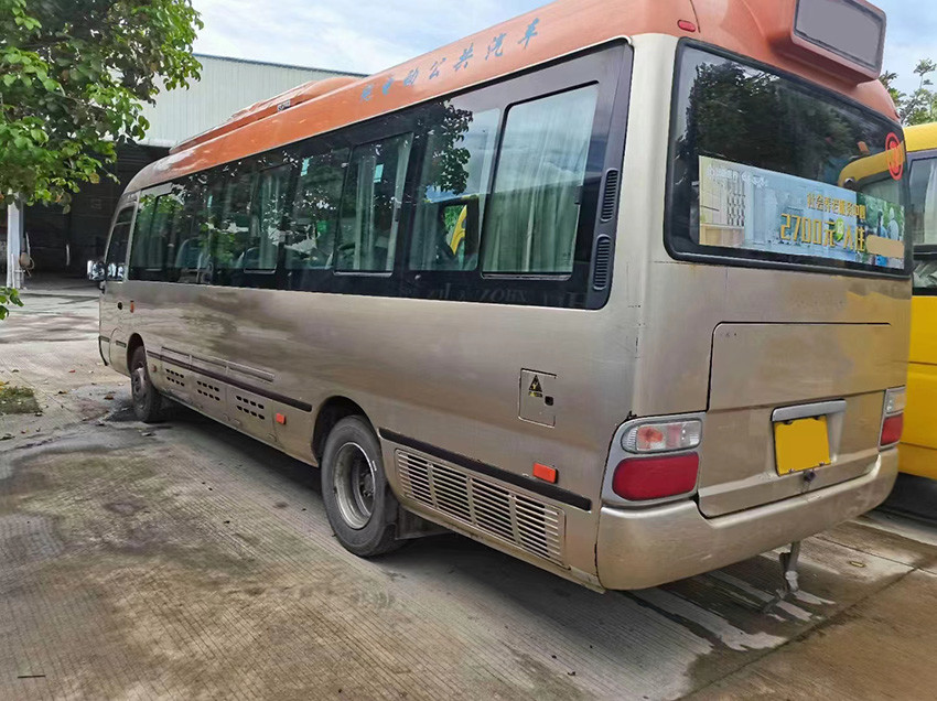 44 Seats 25 Seats Used Coaster Bus 150kw Automatic LHD Electric Bus