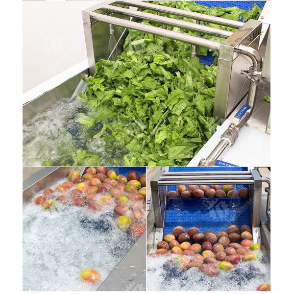 Canteens Turbidity Reduce Fruit And Vegetable Washing Machine Sediment Discharge
