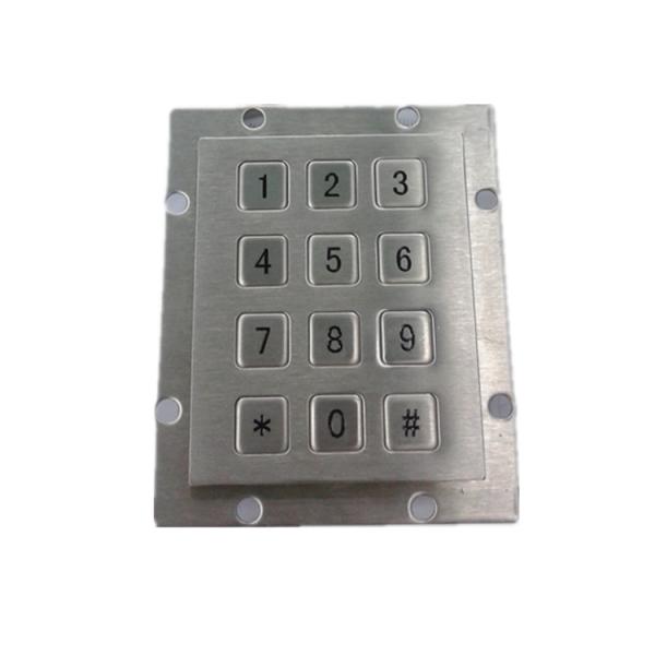 Access Control IP65 Waterproof Function Keypad Stainless Steel Numeric