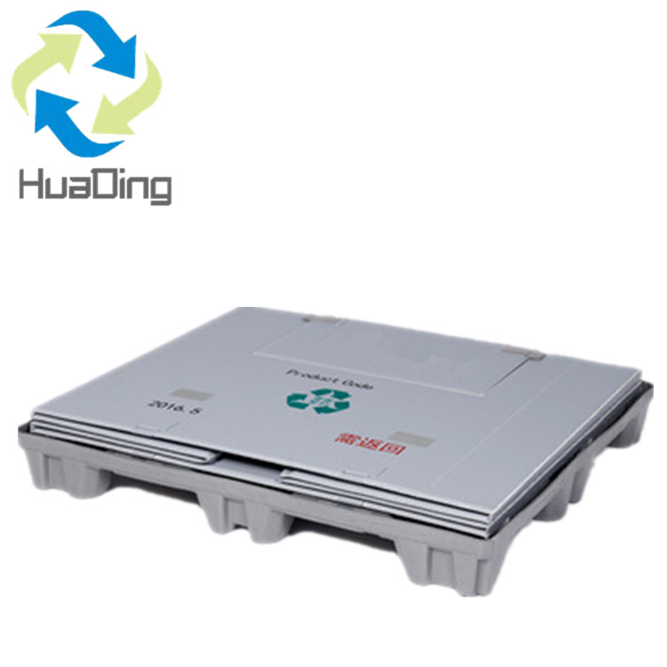 Manufacturer plastic hard board customized height coaming pallet box for Auto parts autopack korea