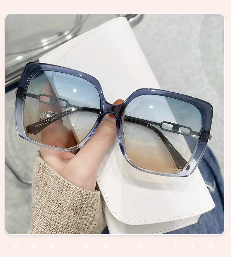 Customizable Box Round Face Sunglasses Metal Injection Frame For Women