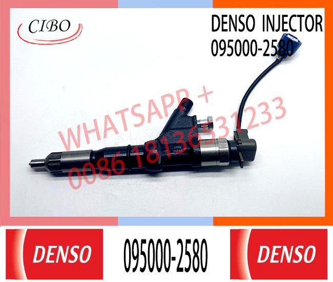 Common Rail Fule Injector 095000-2580 Fuel Injection Common Rail Injector 2580 095000-2580 02u-01768