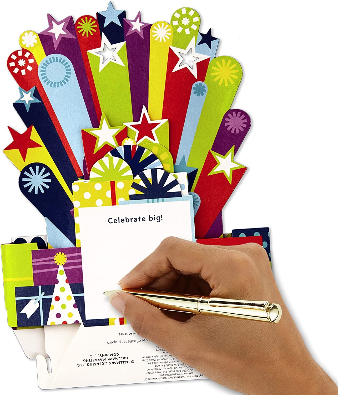 Customized Logo Musical and Illuminated 3D Birthday Cards OEM/ODM Accepted