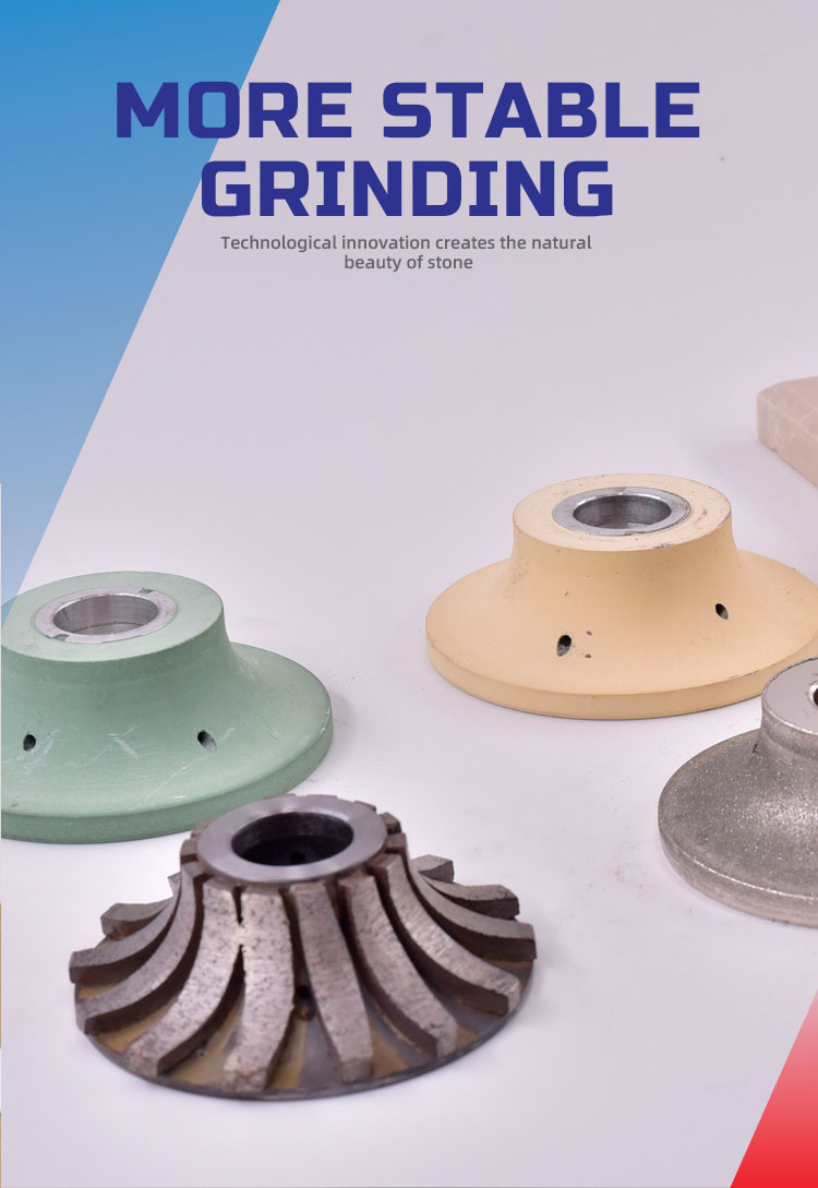 Customized ODM Support Vacuum Brazed Grinding Wheels Diamond Router Bits for Concrete Countertop