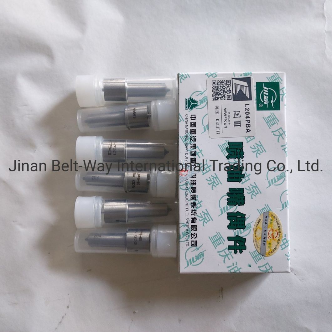 Sinotruk HOWO Parts Truck Parts Truck Spare Parts Injector Nozzle L204pba