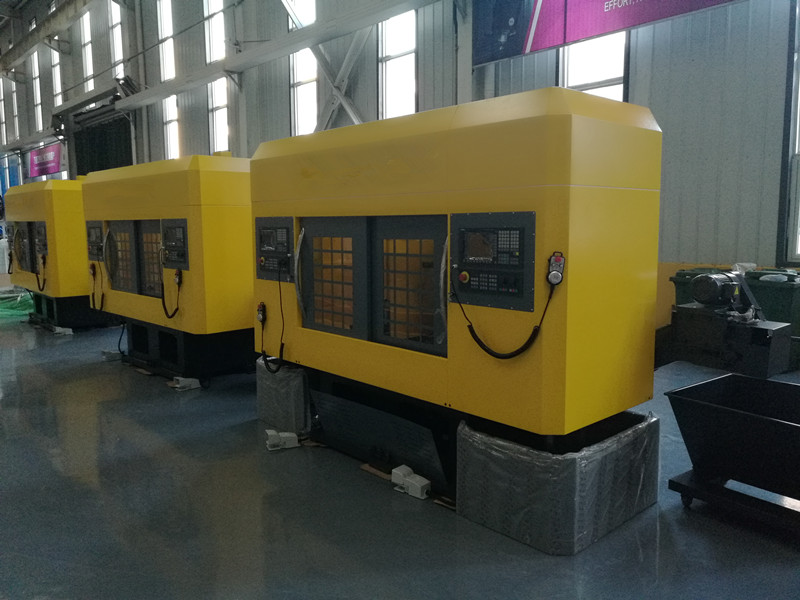High Speed and High Production CNC Flange Drilling Machine with Double Spindle Model HFD500/2