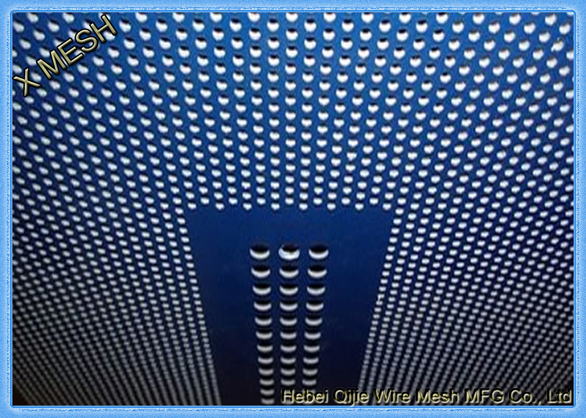 Anti Skid 6061 Aluminum Perforated Metal Sheet Mesh / Low carbon Punch Steel Plate With Holes