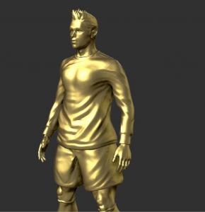 China World Cup football player resin figure sculpture customized various star player design on sale