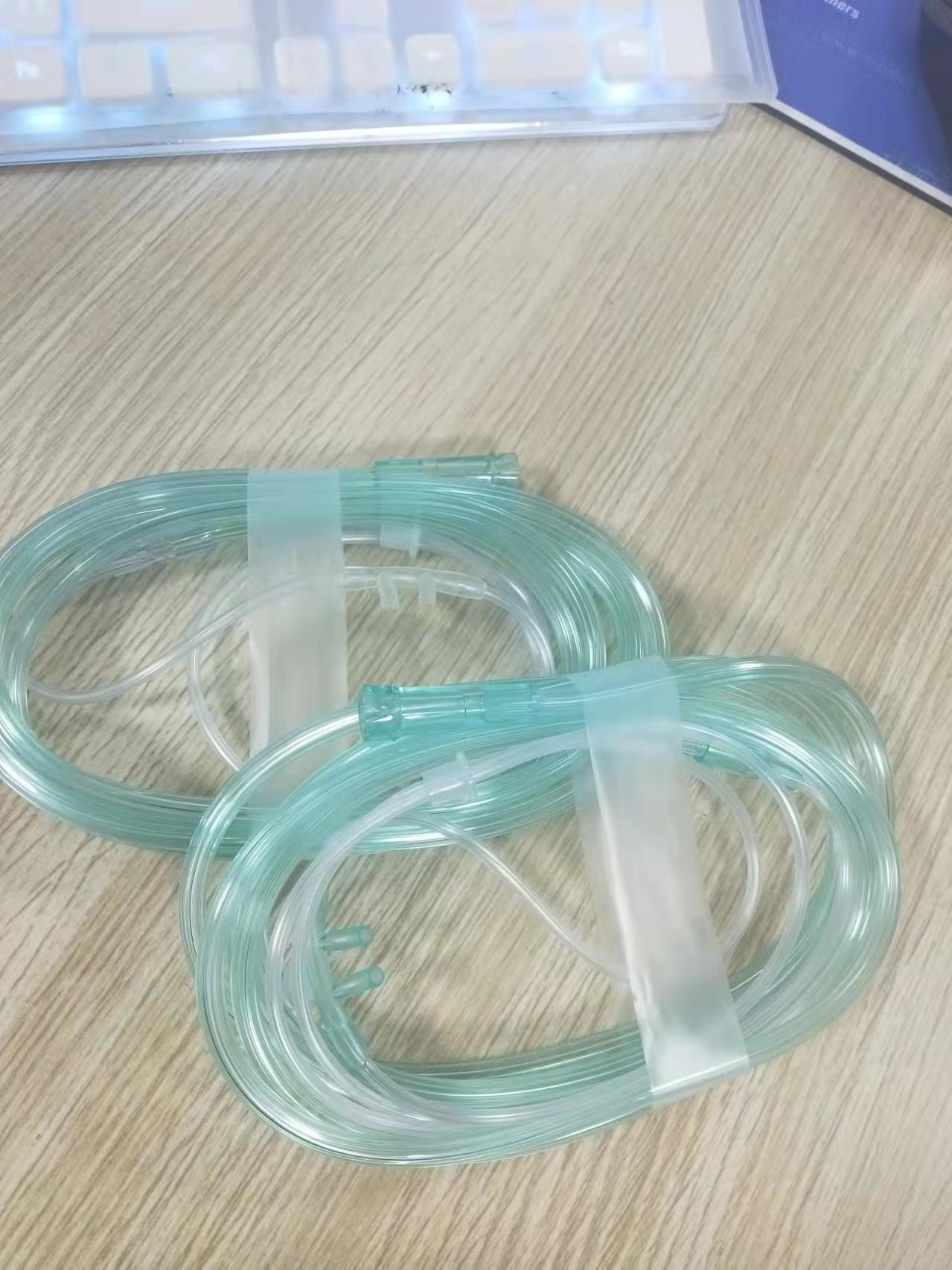PLC Control Medical Device Packaging Machines For Nasal Oxygen Tube Winding Packaging