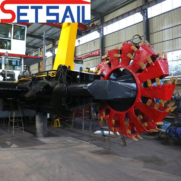Cyclone Type Hydrocyclone Rexroth Hydraulic Wheel Bucket Dredger with River Sand Pump