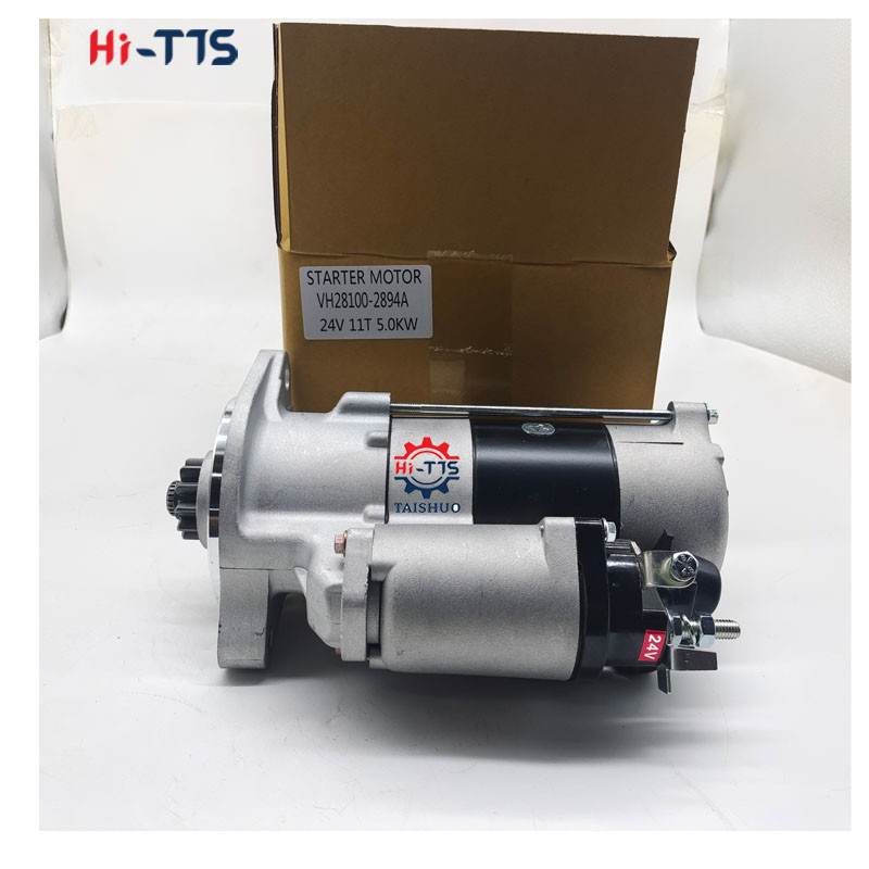 24V 11T 5.0KW J05E J08E Engines Starter Motor VH281002894A