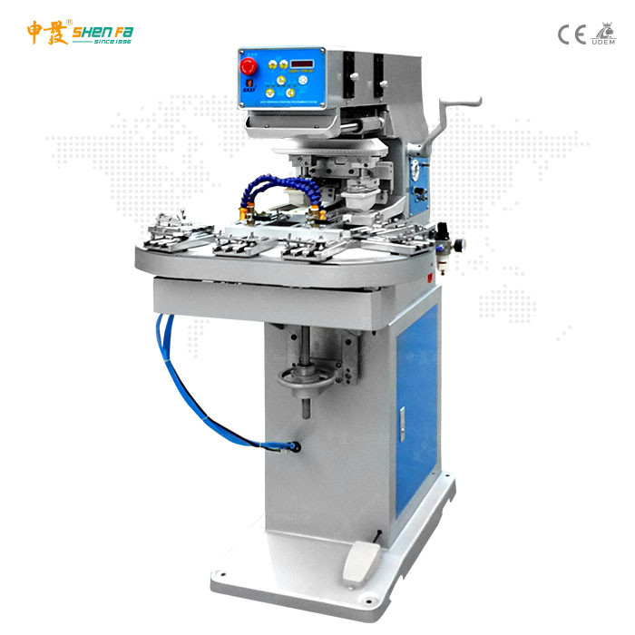 8 Station Barrels Dolls Silicon Electric Pad Printing Machine