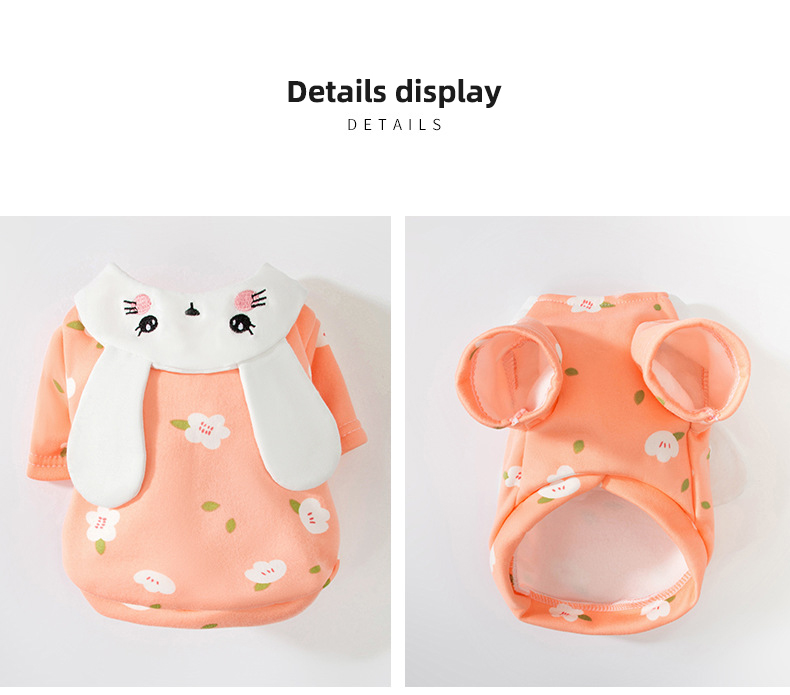Soft Polyester Fiber Pets Wearing Clothes 32cm Warm Dog Coats