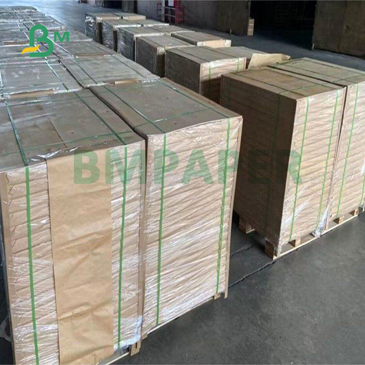 61 x 86cm Bleached 500gsm 600gsm Cellulose Board Sheet For Cosmetics Boxes 