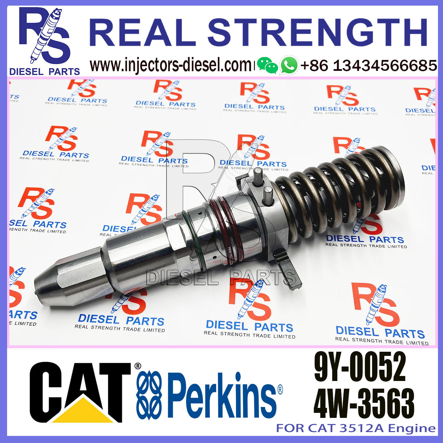 Fuel Injectors 9Y-0052 7E-6408 7E-3384 0R-3052 OR-3052 7C-4175 OR-3051 7E-9983 9Y-4544 0R-3883 0R-0906 for Caterpillar