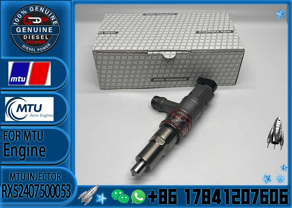 High quality diesel engine injector VTO-G463BD RX52407500053 for MTU remanufacturing.