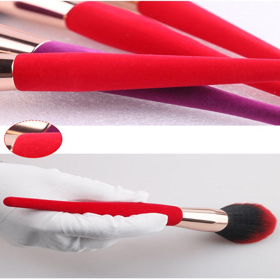 Free Samples Professional Makeup Brushes Customized Color CNAS Certification