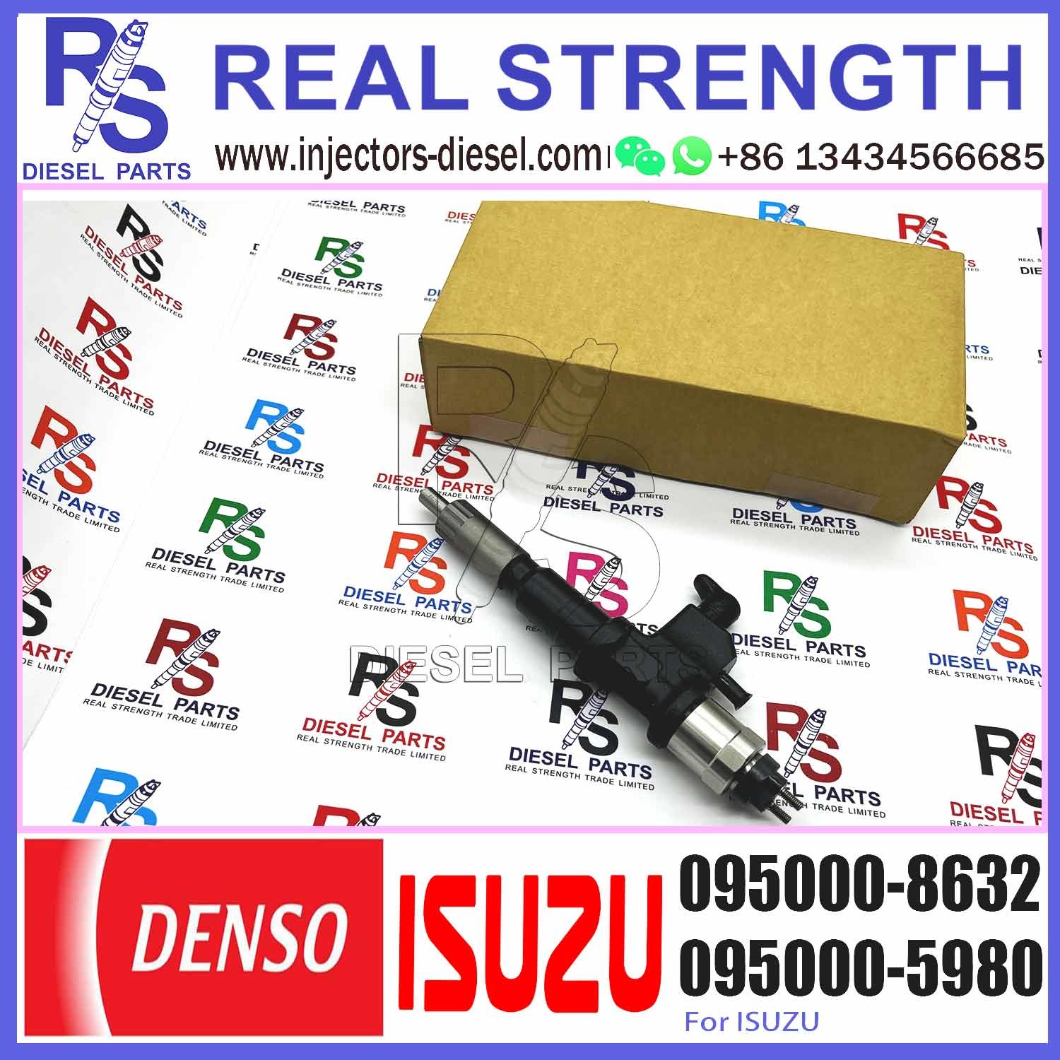 New Diesel Common Rail Fuel Injector 8-98139816-2 095000-8632 For 4HK1 Engine