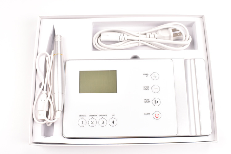 PMU LCD Permanent Eyebrow Tattoo Machine For Eyeliner And Lips Microblading