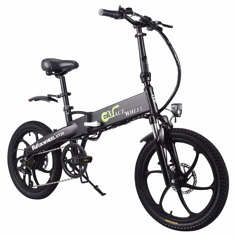 Lightweight Electric Folding Bike 350W Magnesium Alloy Wheel 20 Inch With LCD Display