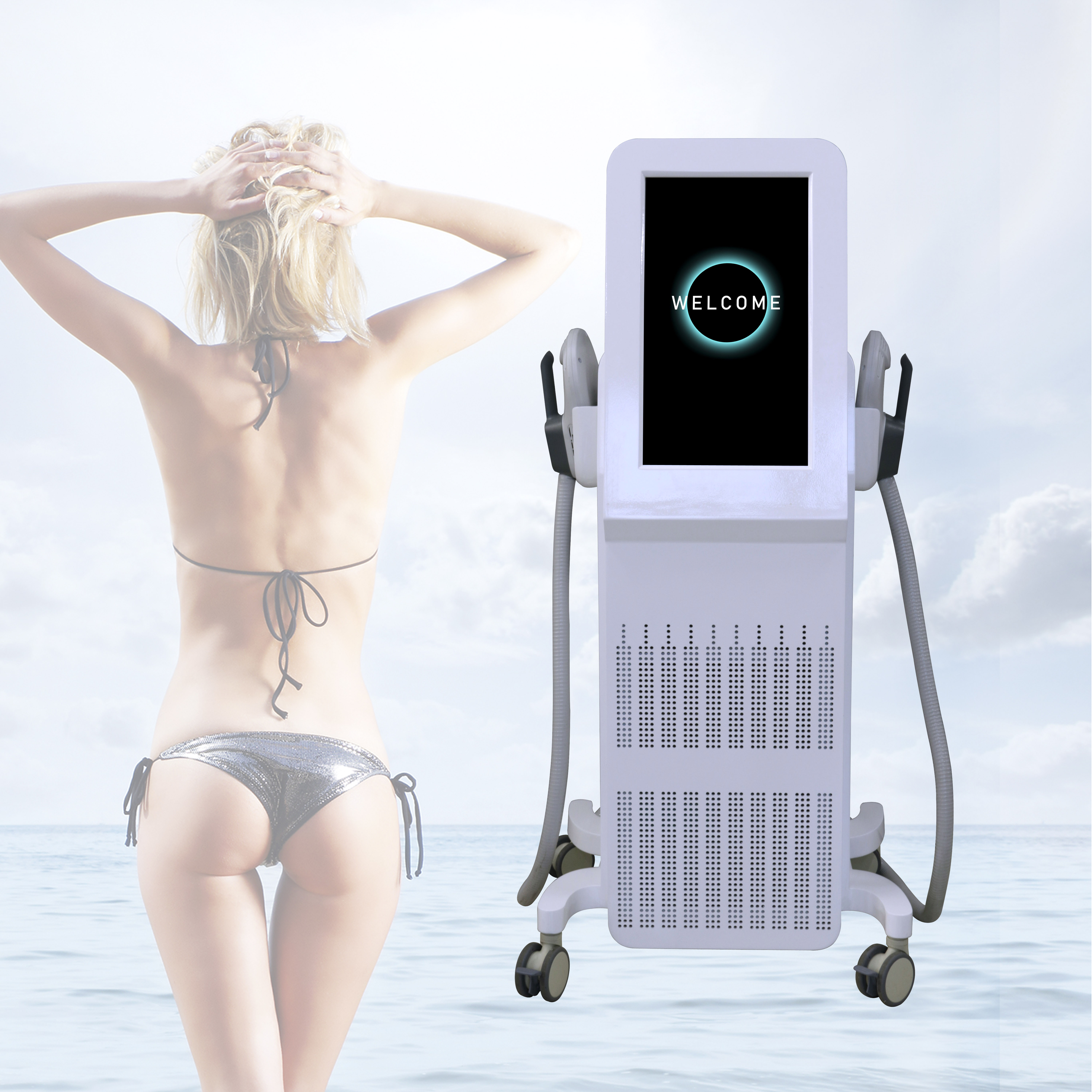 13 Tesla EMS Slimming Machine , EMS High Frequency Fat Reduction Machine CE Approved