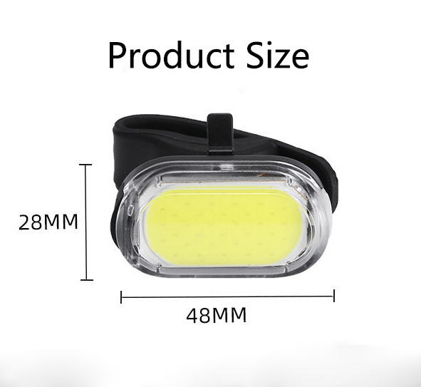 High Brightness Rechargeable LED Bike Light White/Red/Customized Color