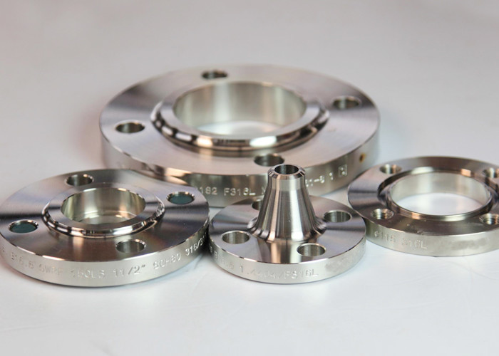Silver Color Blind Flange / Alloy Steel Flanges Round Shape 1/2" - 24" Size