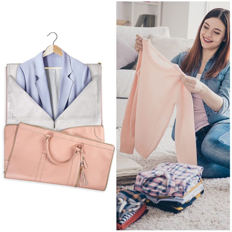 Foldable Women's Travel Carry On Clothing Bag Large PU Leather Duffel Bag OEM ODM
