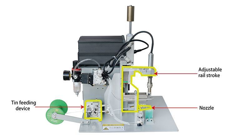 Factory Direct Sales Semi-Automatic Soldering Robot, PCB Desktop Soldering Machine