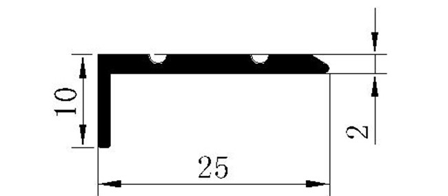 Aluminum 6063 L Shaped Edging Trim , Matt Gold Tile Edging For Steps OEM ODM