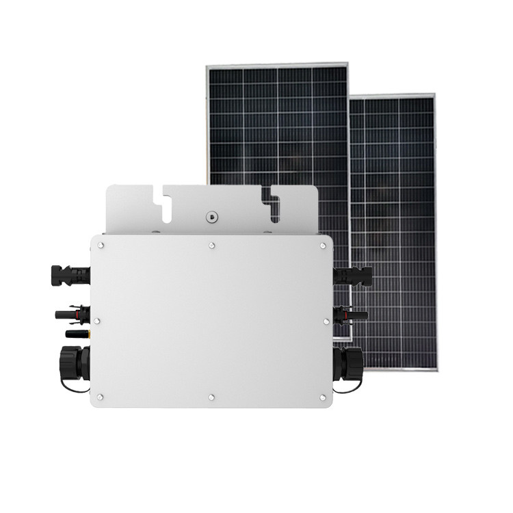 Aluminium Alloy Silver Micro Inverter 600w 230V Solar Power Inverter