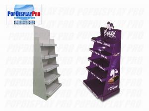 Buy cheap Purple Visual Merchandising Custom Cardboard POP Displays 5 Tier Cadbury Milk Chocolate product