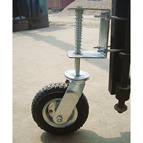 220lbs Carbon Steel Rolling Gate Wheel Carrier For Chain Link Fence Sliding Gates