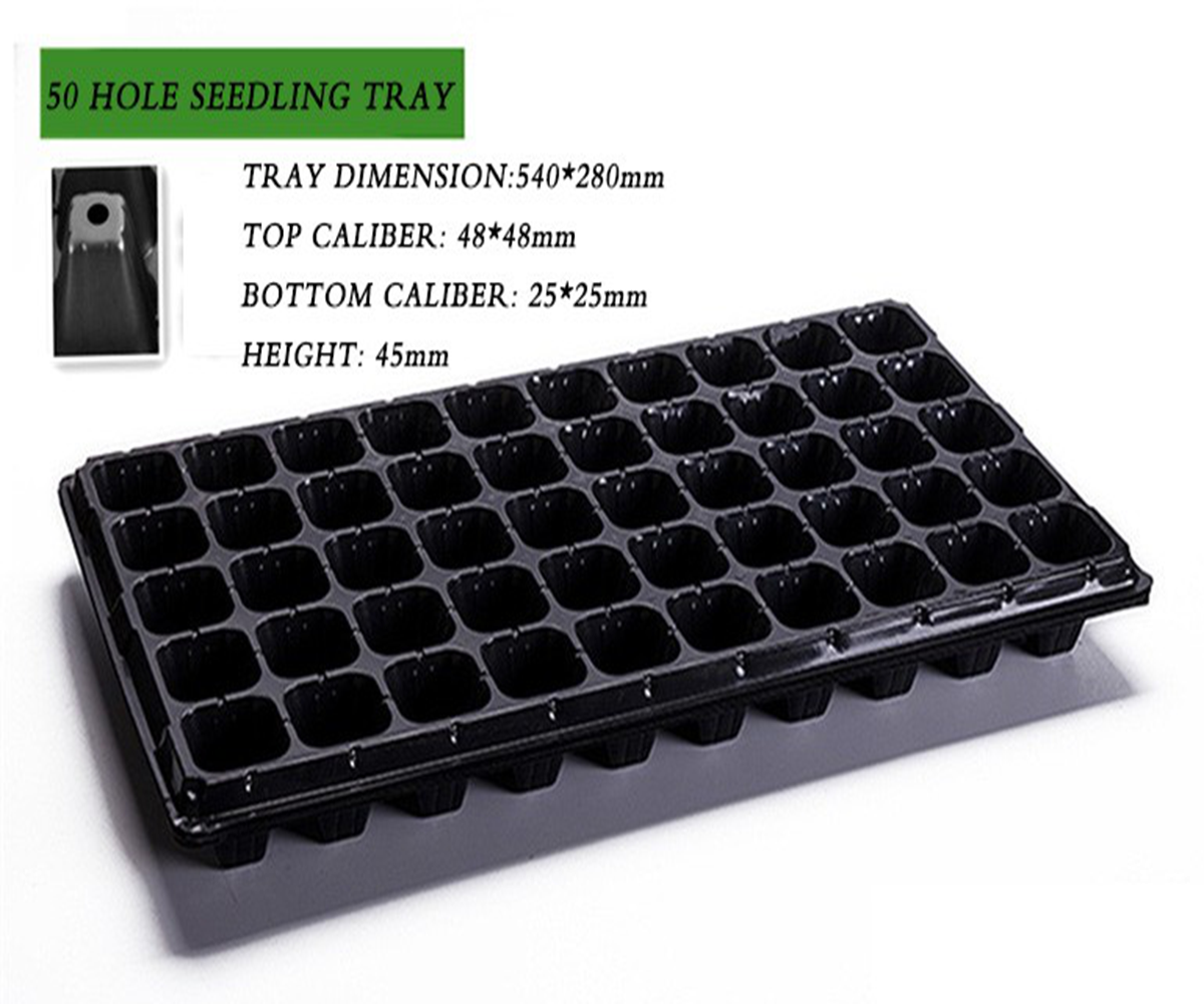 Durable whole sales plastic seedling tray (32cells /50/72/105/128/200 cells)