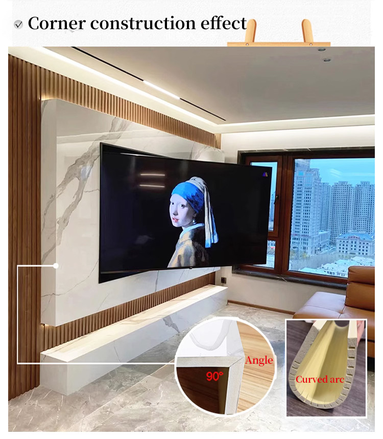 Waterproof And Easy To Install Marble Wood Veneer Panels Interior Decorative Wall Panels New Products Marble Wall Panels