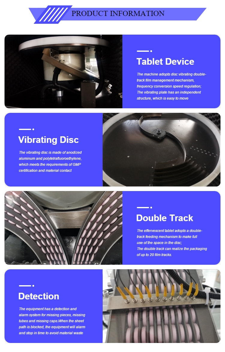 Electric Energy Drink Filling Machine For Effervescent Tablets Counting
