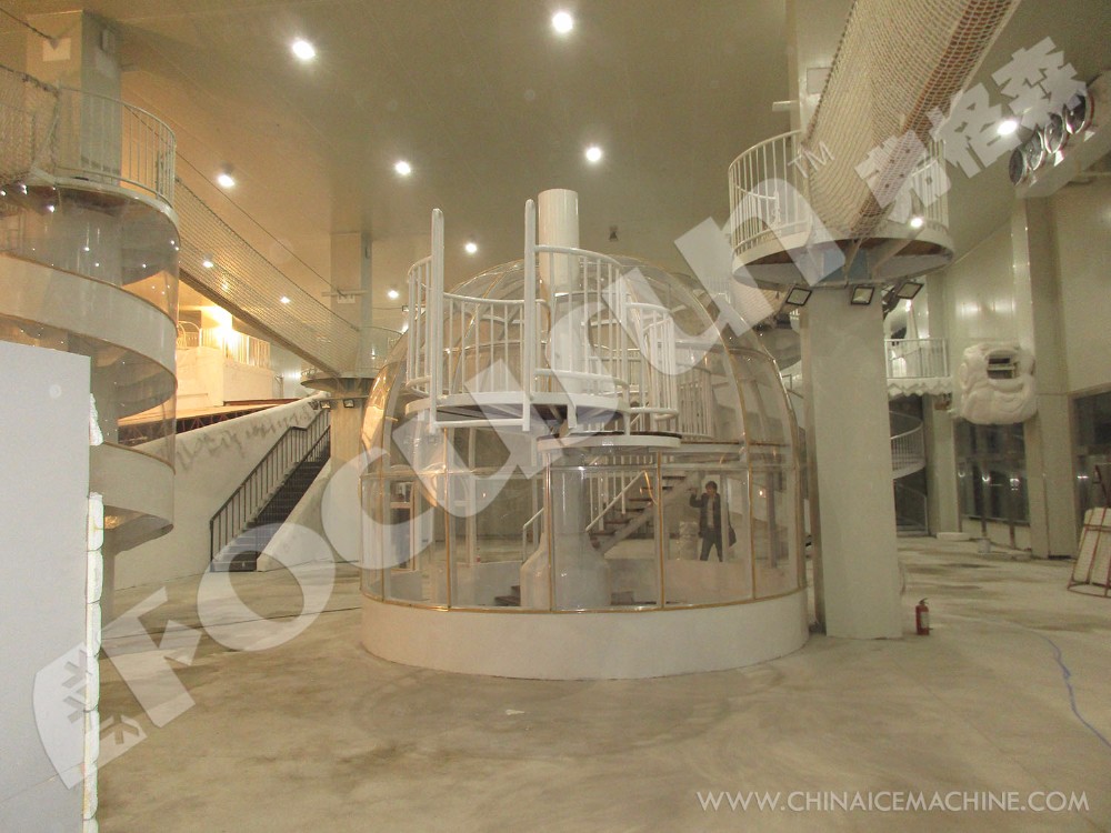 Commercial Snow Making Machine Best Indoor Snow Falling Maker with R404A Refrigerant