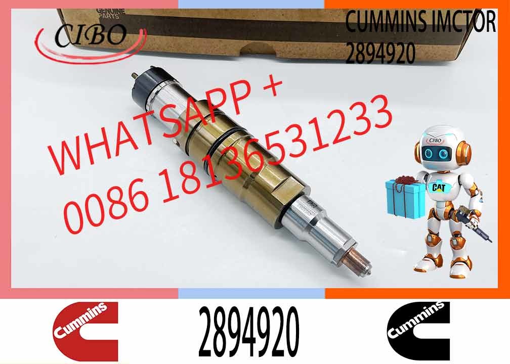 Neutral fuel Injector 5579415 2894920 2872405 for Cum-mins ISX15 QSX15