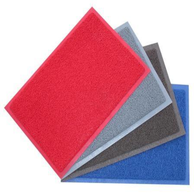 Plain Coir Entrance Matting Puzzle Style PVC Material Shaggy Pattern
