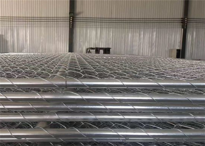 Durable Chain Link Mesh Fence Gate For Animal Deer Ranch Enclosure