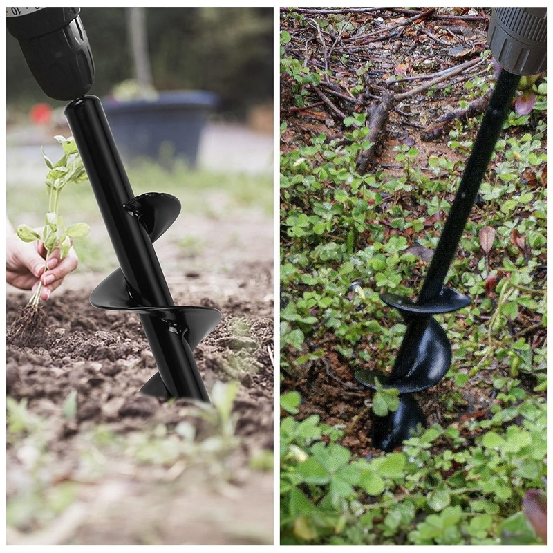 OEM Custom Garden Plant Flower Bulb Auger Rapid Planter Earth Auger Bit